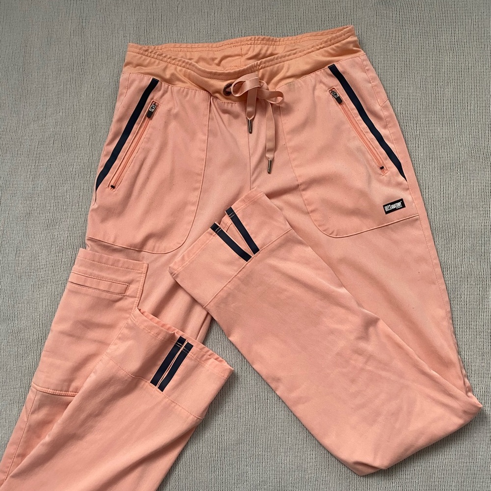 Peach colored Grey’s Scrub Pants